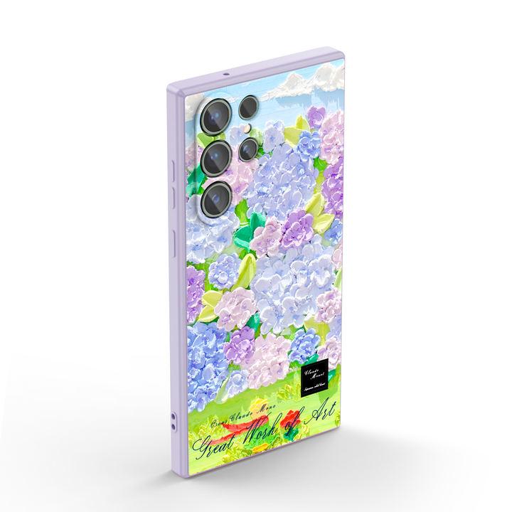 Samsung Oil Painting Series |  " The Little Prince-sea of Flowers " Liquid Silicone Phone Case