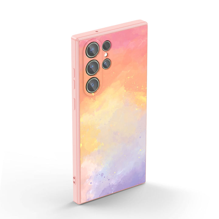 Samsung Watercolor  Series | " Starry Sky " Tempered Glass Phone Case