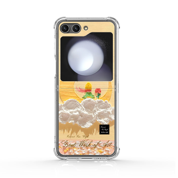 " The Little Prince-Mango Moon " | Samsung Electroplated Glass Case