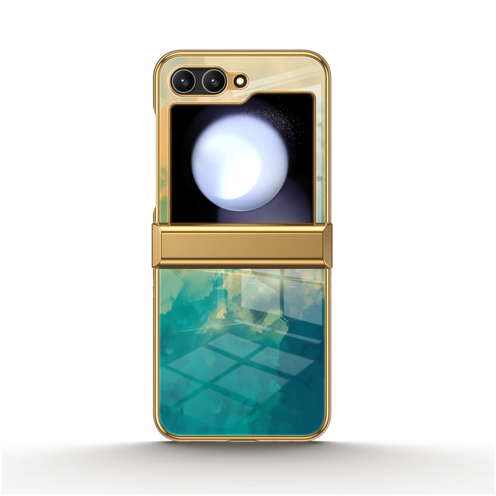 " Swamp Green " | Samsung Electroplated Glass Case