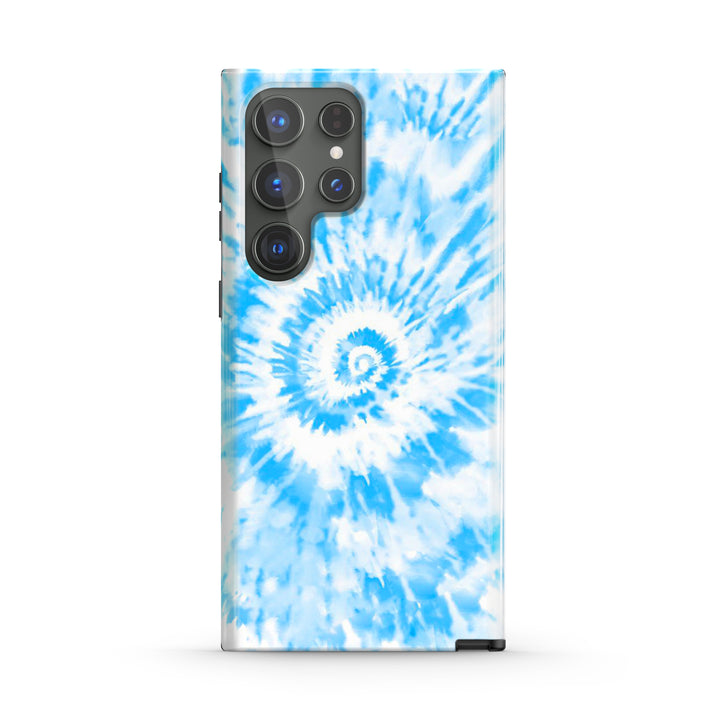 Samsung Tie Dye Series | " Sky " Tempered Glass Phone Case