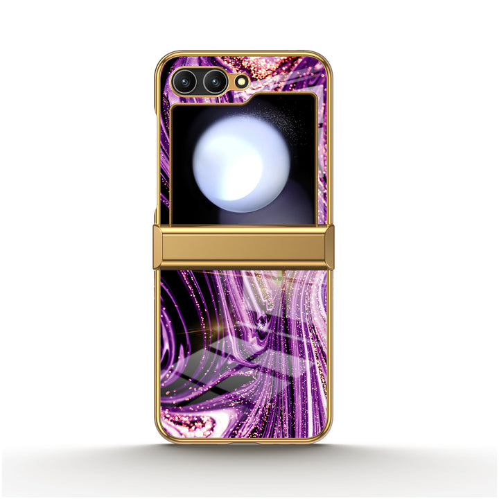 " Gilt Dream Purple " | Samsung Electroplated Glass Case