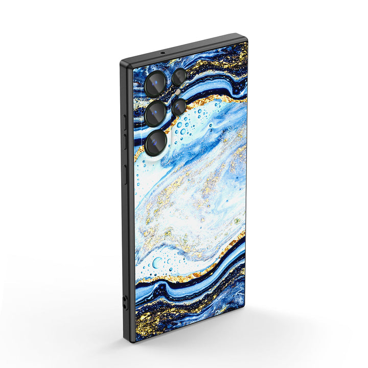 Samsung Gilt Series | " Deep Sea " Tempered Glass Phone Case