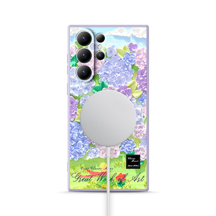 Samsung Oil Painting Series |  " The Little Prince-sea of Flowers " Liquid Silicone Phone Case