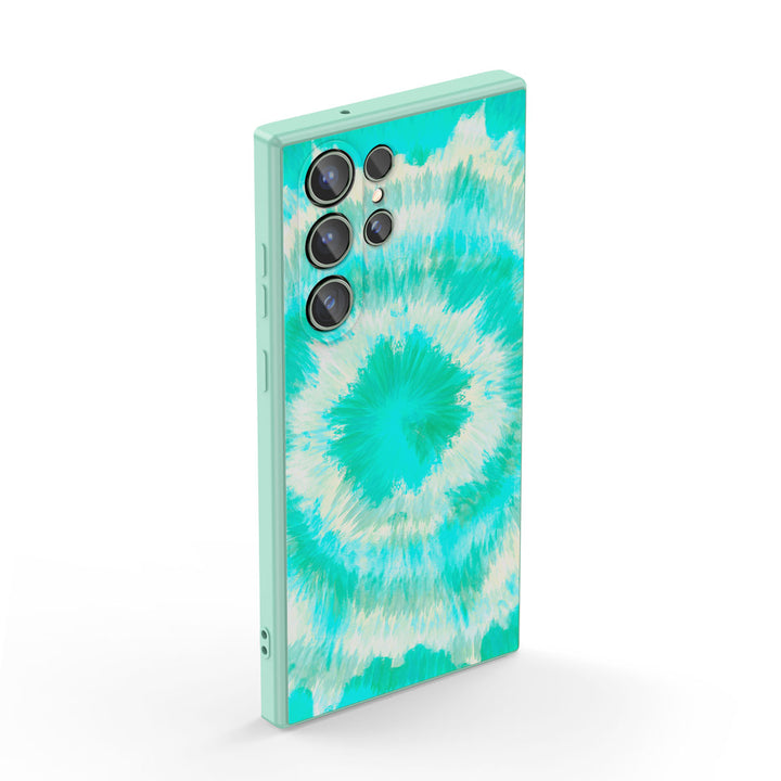 Samsung Tie Dye Series | " Islands " Tempered Glass Phone Case