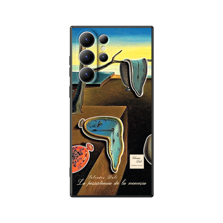 Samsung Oil Painting Series |  " The Persistence of Memory " Liquid Silicone Phone Case