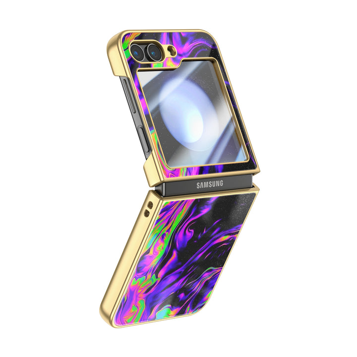 " Ghost Fire " | Samsung Electroplated Glass Case