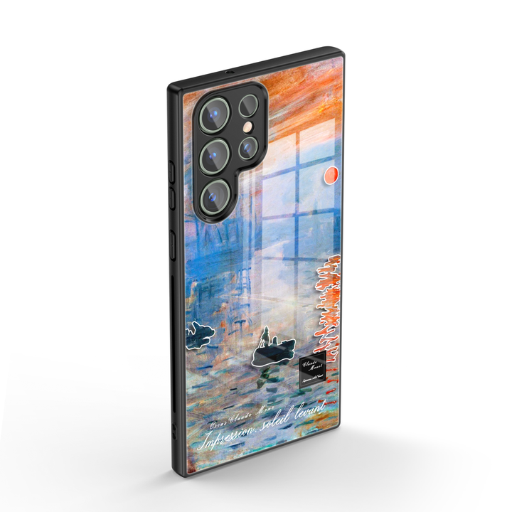 Samsung Oil Painting Series |  " lmpression Sunrise " Liquid Silicone Phone Case