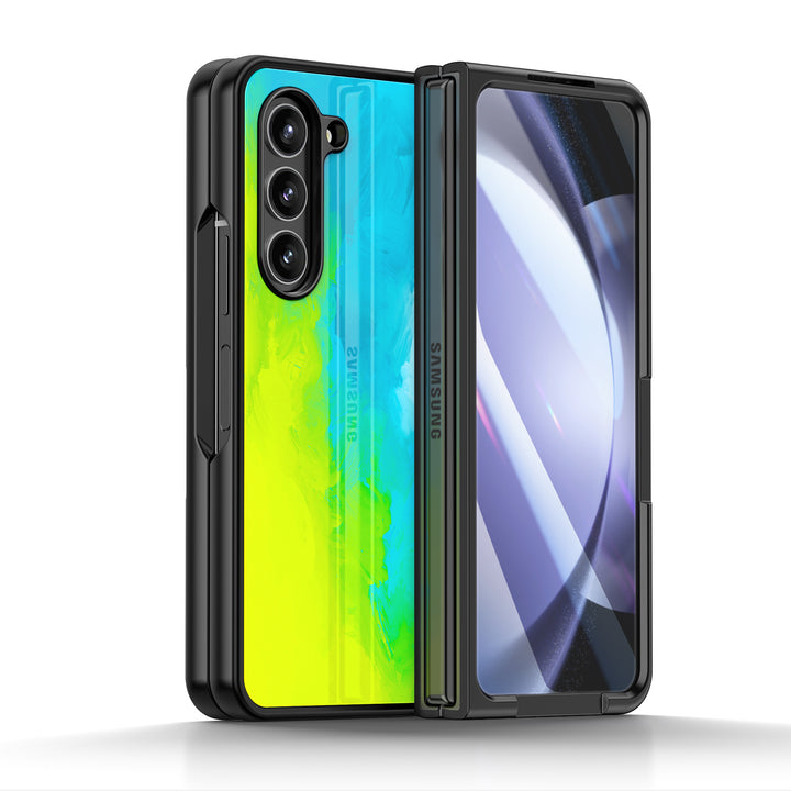 " Fluorescent Beach " | Samsung Tempered Glass Case