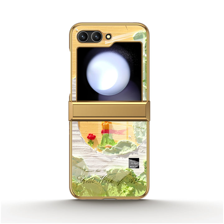 " The Little Prince-Milky Moon " | Samsung Electroplated Glass Case