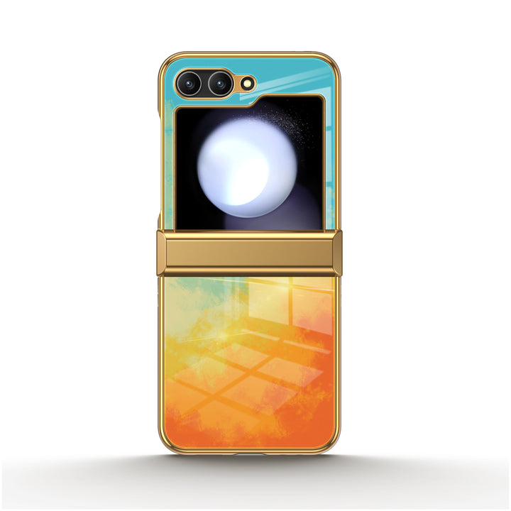 " Smoke Mango " | Samsung Electroplated Glass Case