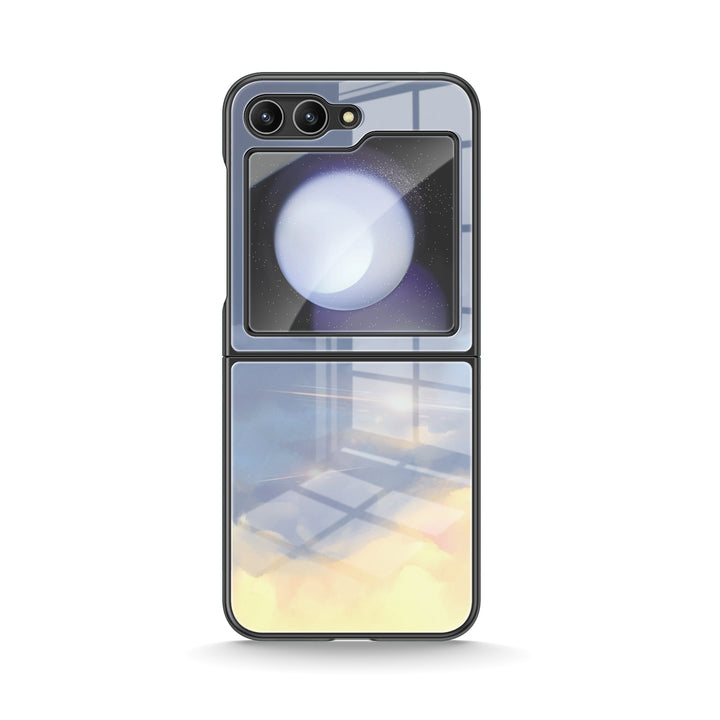 " Sea fog Blue " | Samsung Electroplated Glass Case