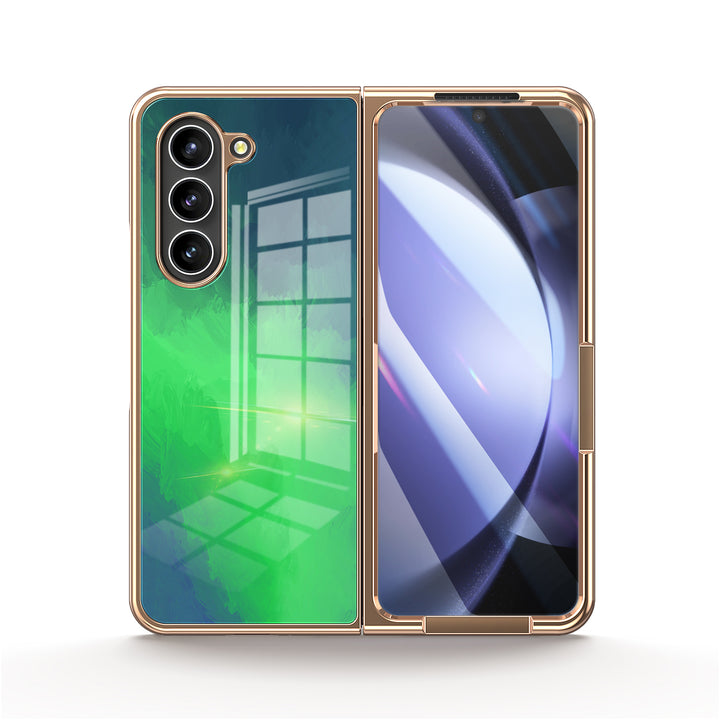 " Elf Green " | Samsung Tempered Glass Case