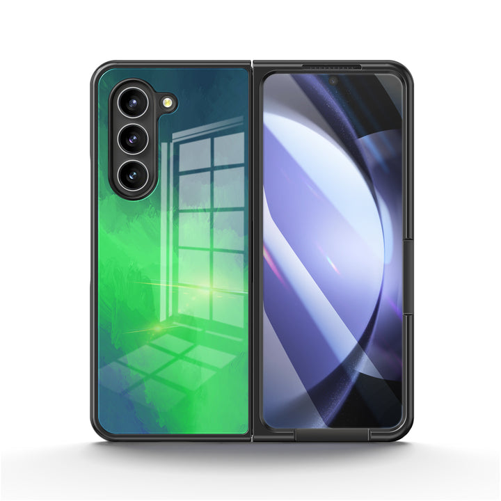 " Elf Green " | Samsung Tempered Glass Case