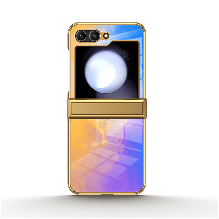 " Lilac Yellow " | Samsung Electroplated Glass Case