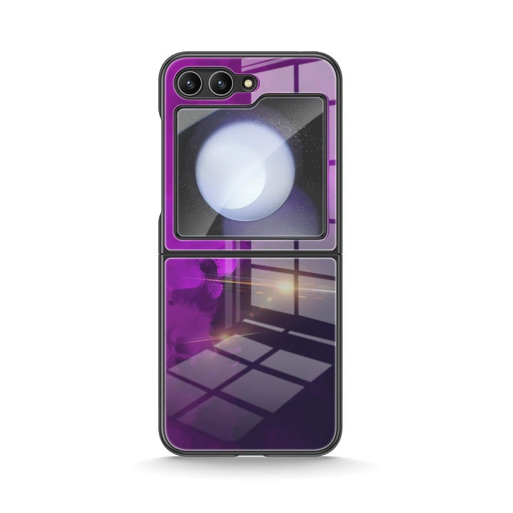 " Dark Purple " | Samsung Electroplated Glass Case