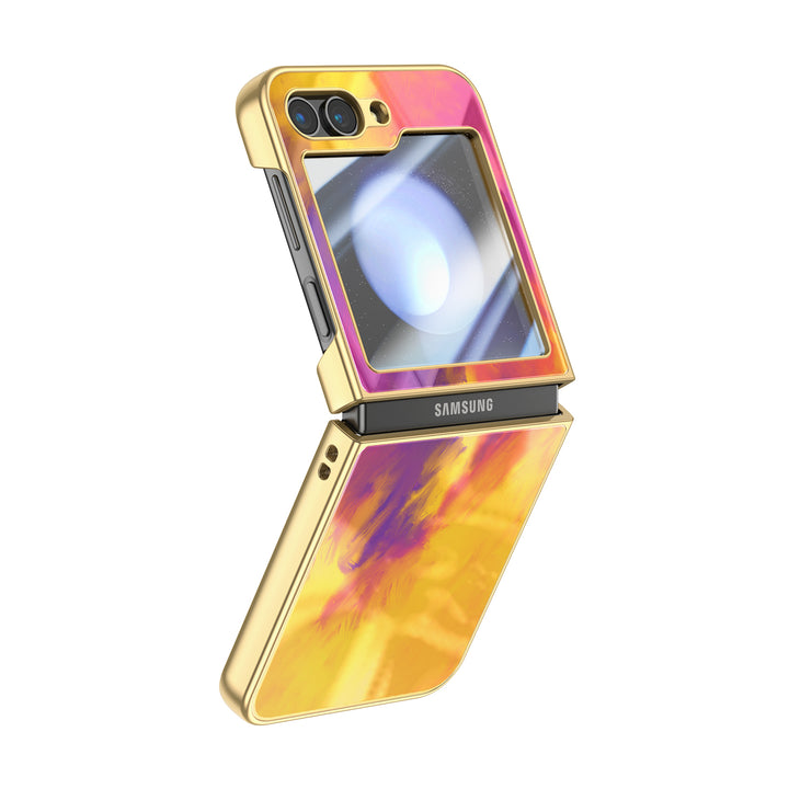 " Purple Gold " | Samsung Electroplated Glass Case