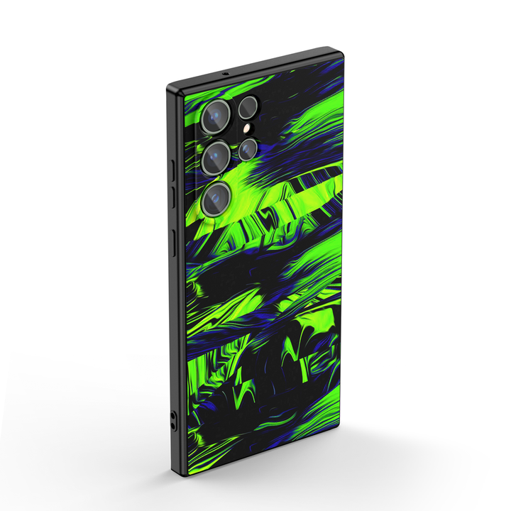 Samsung Dark Style Series | " Spy Green " Liquid Silicone Phone Case