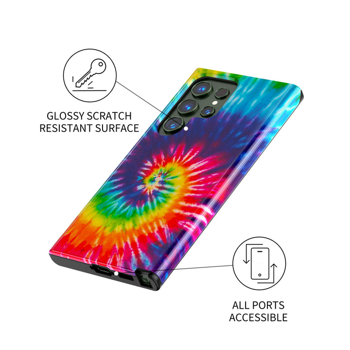 Samsung Tie Dye Series | " Crystal " Tough Phone Case