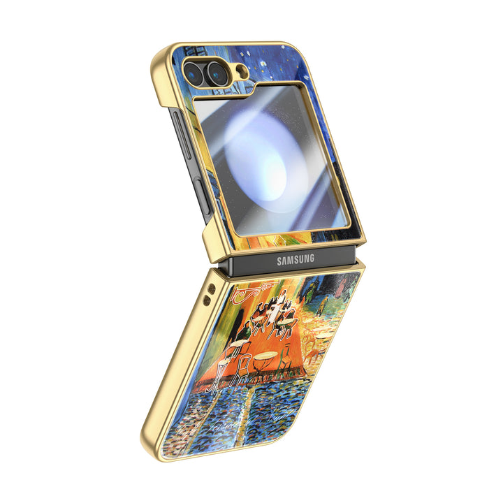 " Cafe Terrace At Night " | Samsung Electroplated Glass Case