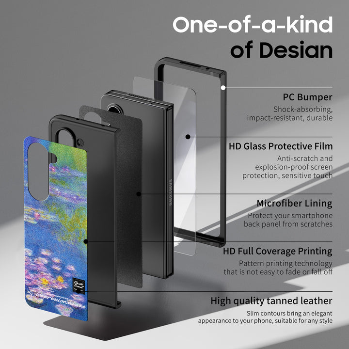 " The Avenue in the Rain " | Samsung Tempered Glass Case