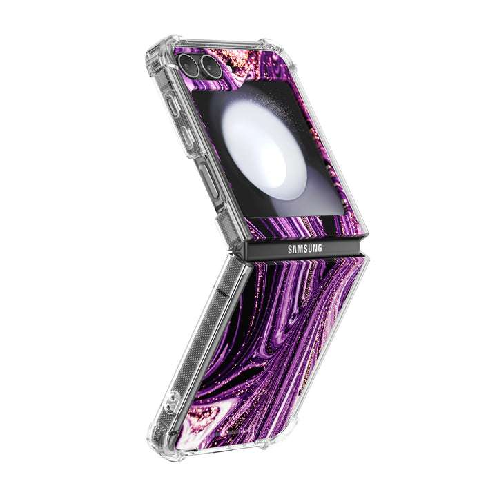 " Gilt Dream Purple " | Samsung Electroplated Glass Case