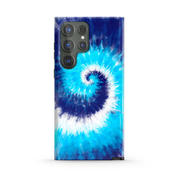 Samsung Tie Dye Series | " Deep Sea " Liquid Silicone Phone Case