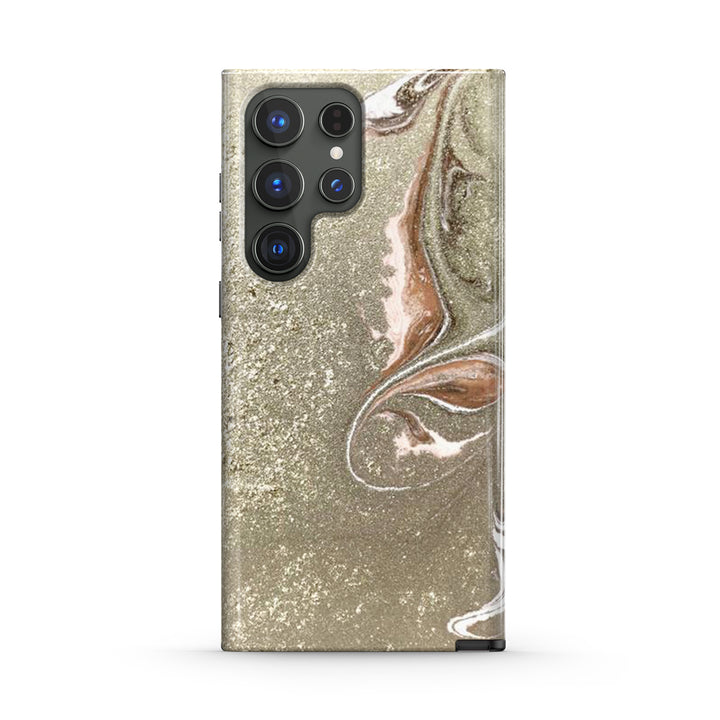 Samsung Gilt Series | " Gilded Sand " Liquid Silicone Phone Case