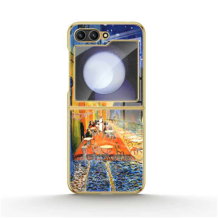 " Cafe Terrace At Night " | Samsung Electroplated Glass Case