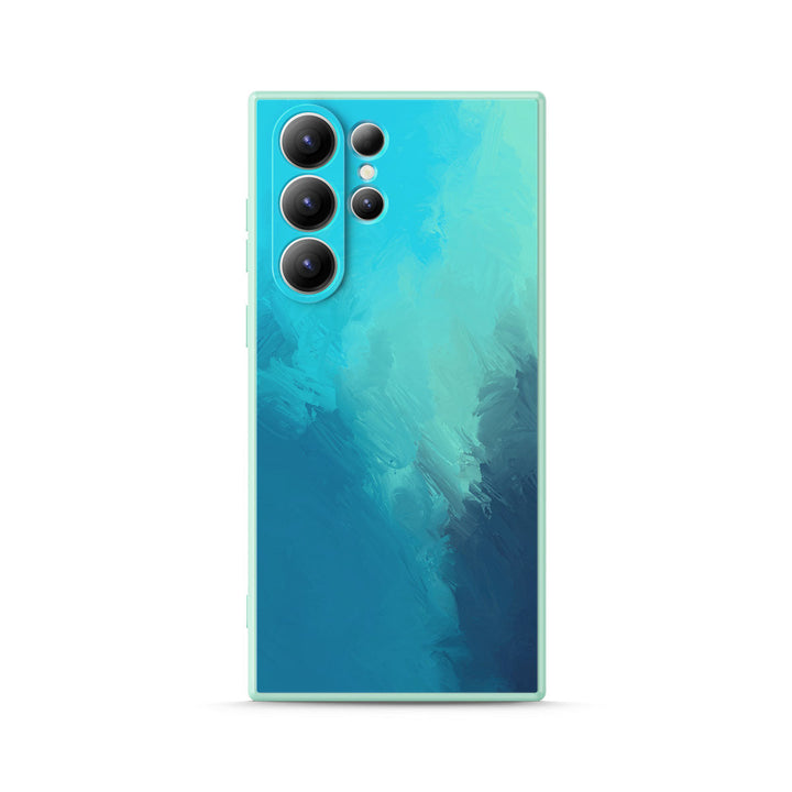 Samsung Watercolor  Series | " Water Capital " Tempered Glass Phone Case