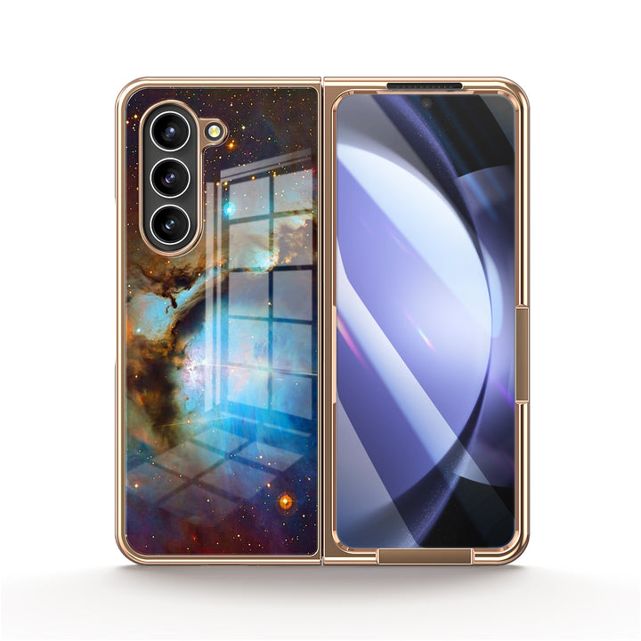 " lnterstellar-Metaverse " | Samsung Tempered Glass Case