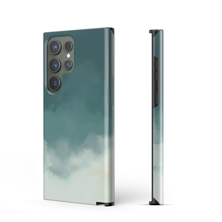 " Foggy Green " | Samsung Liquid Silicone Case