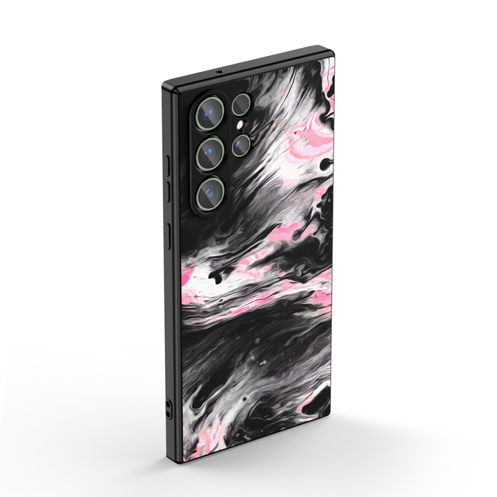 Samsung Dark Style Series | " Nameless " Tempered Glass Phone Case