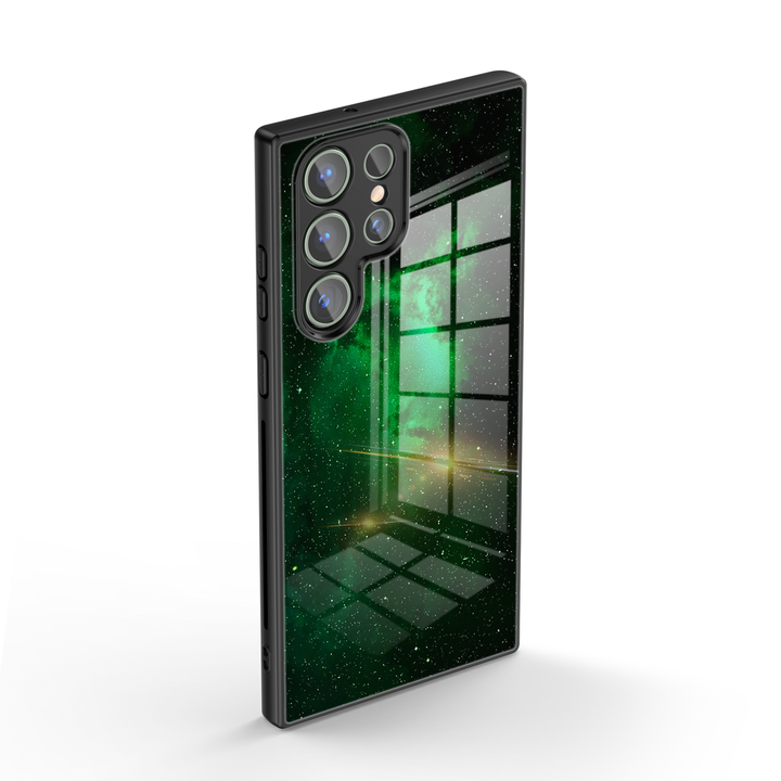 Samsung Galaxy Series | " Green Night " Liquid Silicone Phone Case