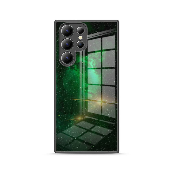 Samsung Galaxy Series | " Green Night " Liquid Silicone Phone Case