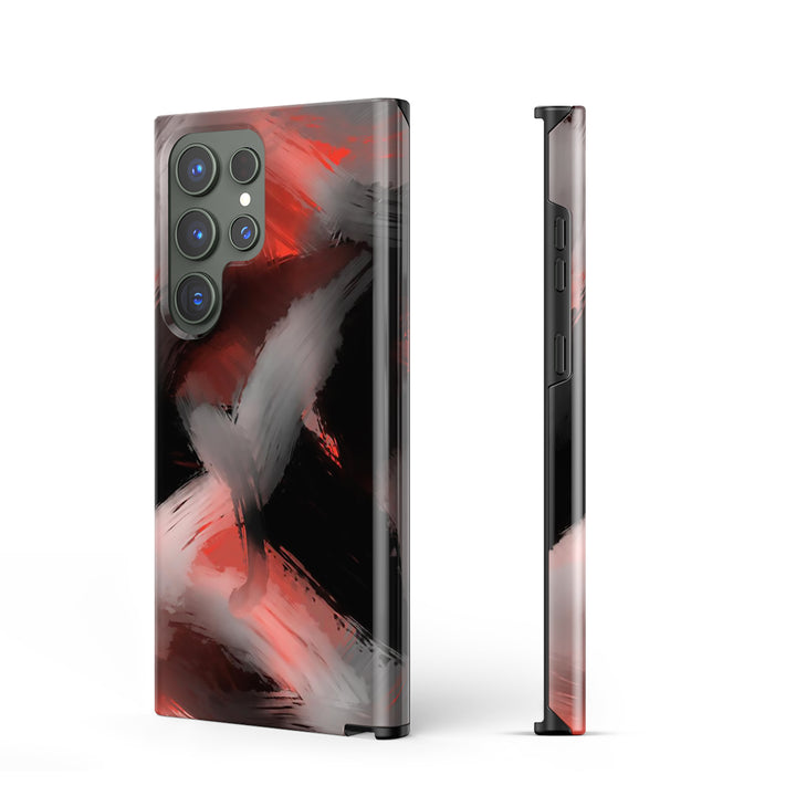 Samsung Dark Style Series | " lnk-Koi " Liquid Silicone Phone Case