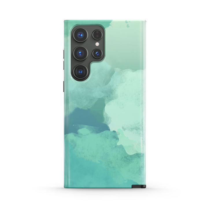 "  Lotus Leaf Green " | Samsung Tempered Glass Case