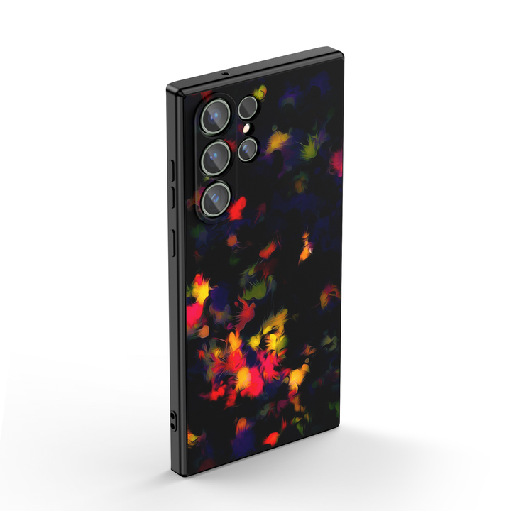 Samsung Dark Style Series | " Moonlight Flower " Liquid Silicone Phone Case