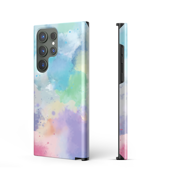 Samsung Watercolor  Series | " Ice Cream " Tempered Glass Phone Case