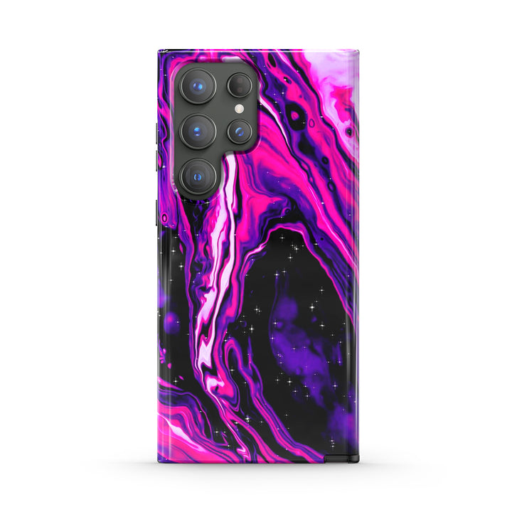 Samsung Dark Style Series | " Quicksand-Fuchsia " Liquid Silicone Phone Case