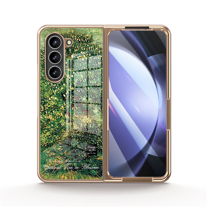 " Chestnut Tree ln Blossom " | Samsung Tempered Glass Case