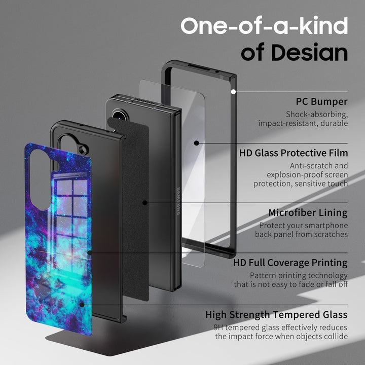 " Starshine " | Samsung Tempered Glass Case