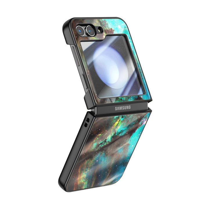 " Milky Way-Star Pupil " | Samsung Electroplated Glass Case