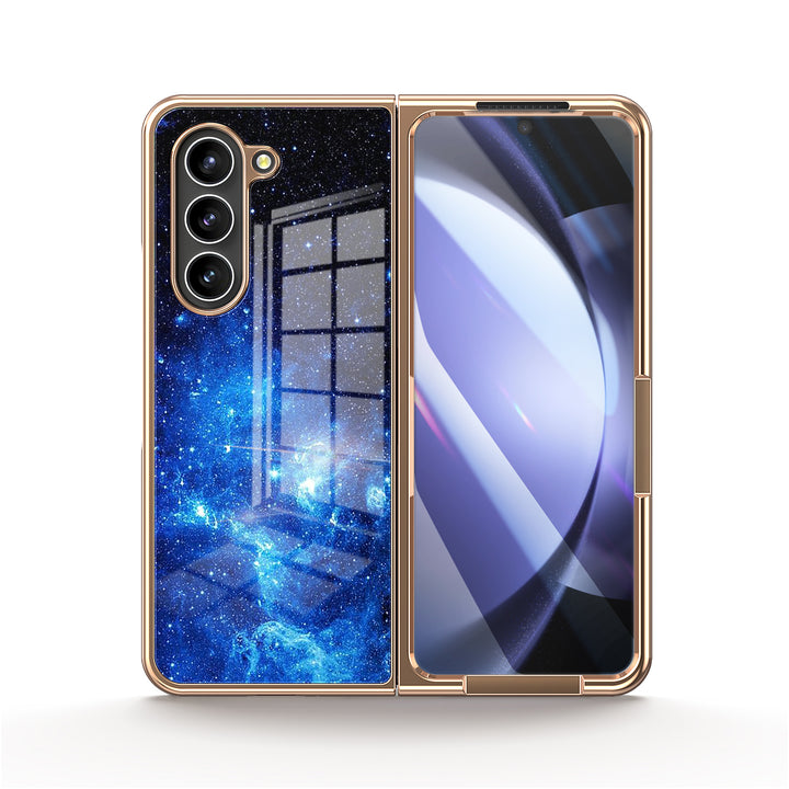 " Milky Way-Pole Ice " | Samsung Tempered Glass Case