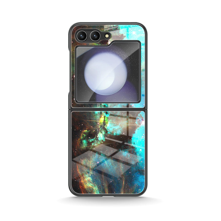 " Milky Way-Star Pupil " | Samsung Electroplated Glass Case