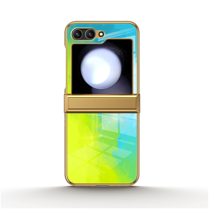 " Fluorescent Beach " | Samsung Electroplated Glass Case