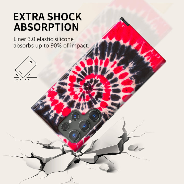 Samsung Tie Dye Series | " Abstinence " Tempered Glass Phone Case