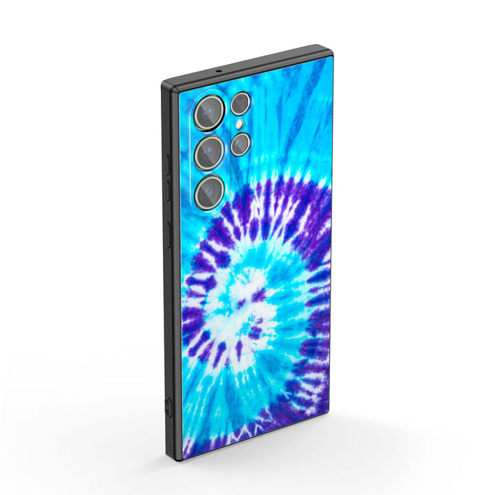 Samsung Tie Dye Series | " Ocean Rainbow " Liquid Silicone Phone Case