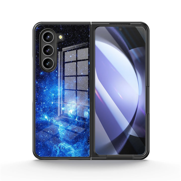 " Milky Way-Pole Ice " | Samsung Tempered Glass Case