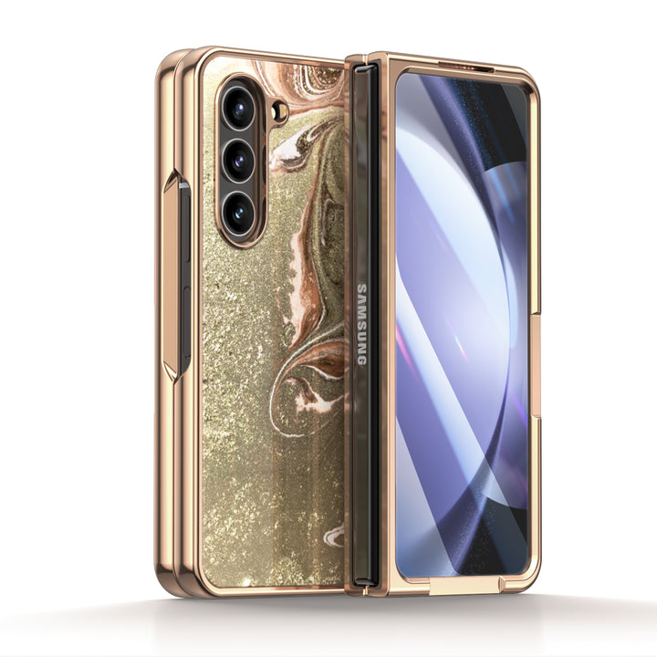 " Gilded Sand " | Samsung Tempered Glass Case